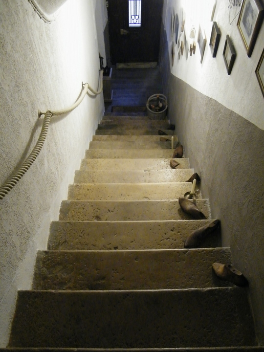 Restauration d'un escalier en pierre massive
